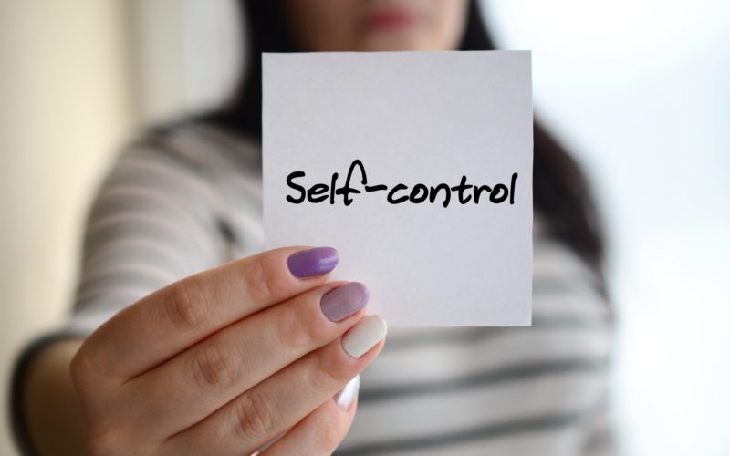 One way to stay out of trouble is to practice self-control.