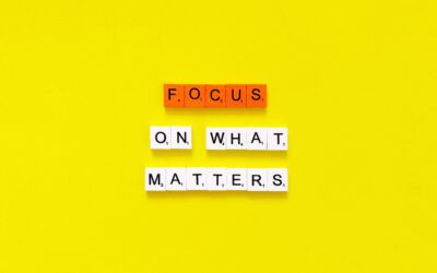 Focus on what matters