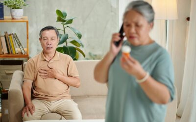 Man Suffering from Sudden Heartache