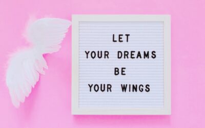 Let your dreams be your wings.