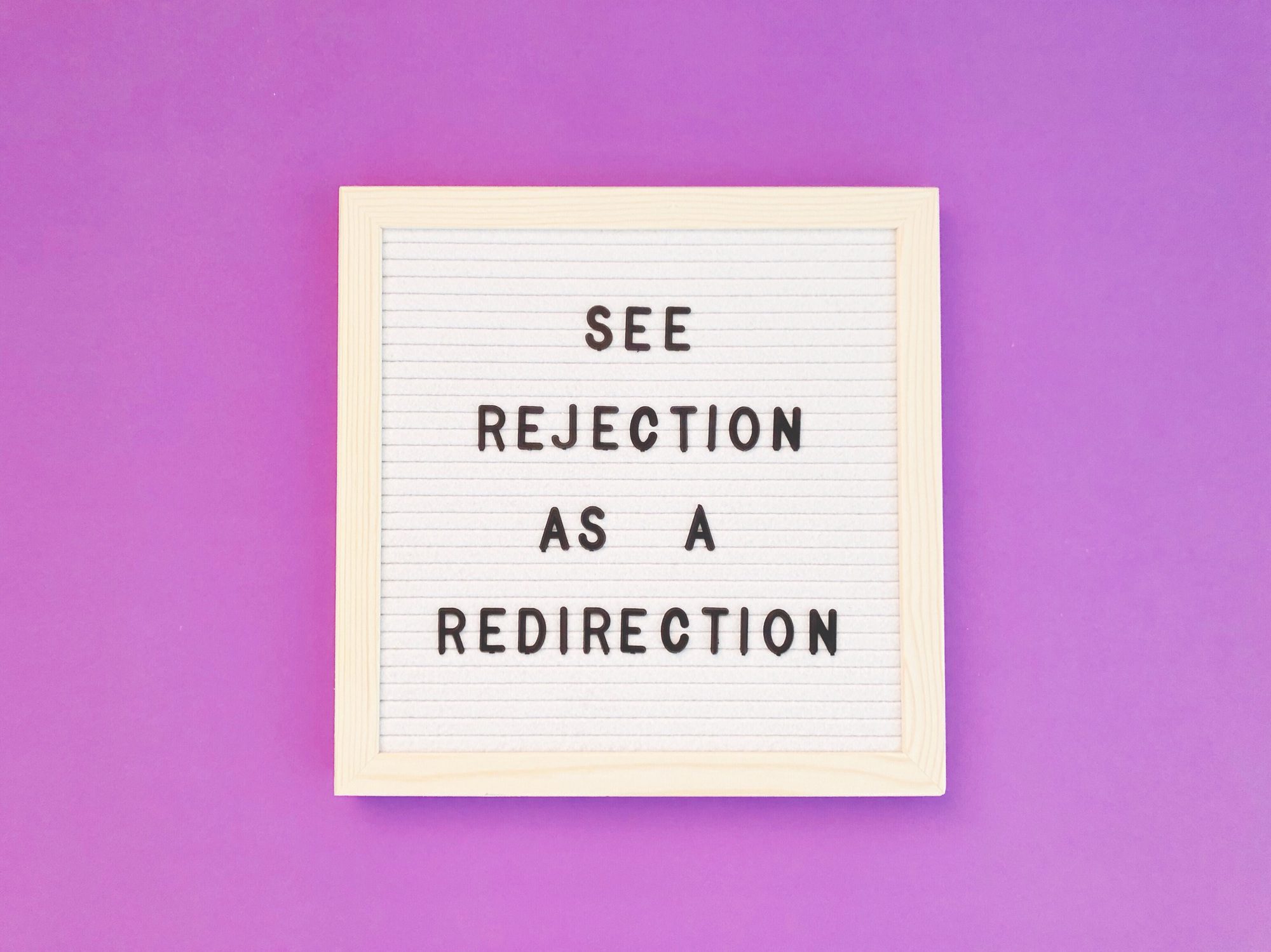 See rejection as a redirection. Life lessons. Life quotes. See rejection as a redirection. Life lessons. Life quotes.