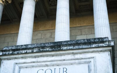 a building with columns and a sign that says court d'appel